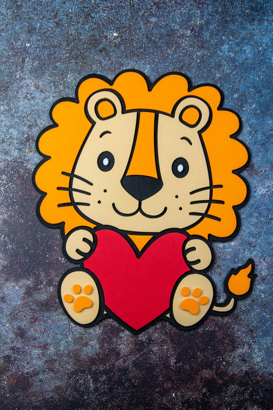 Lion with heart