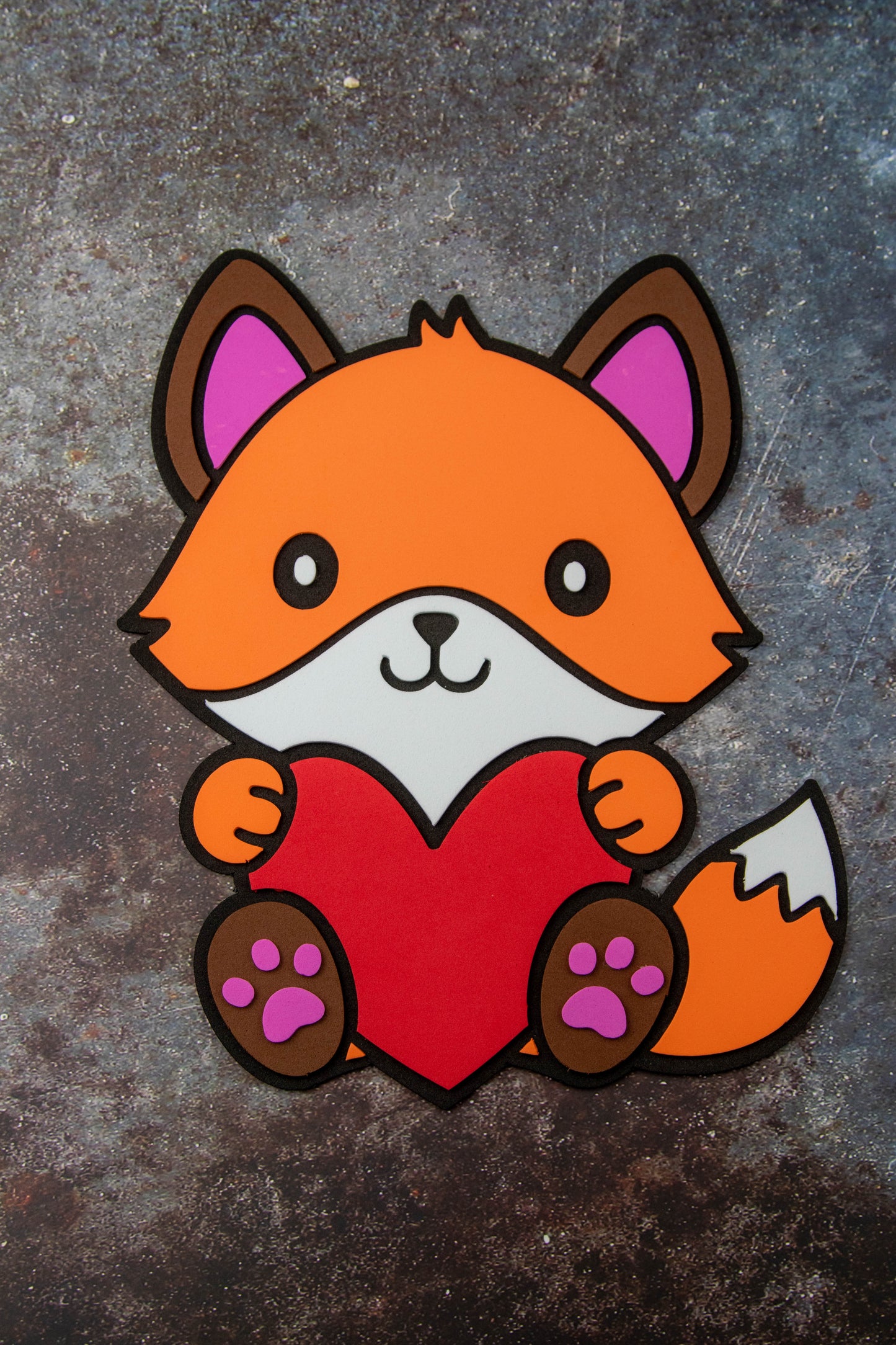 Fox with heart