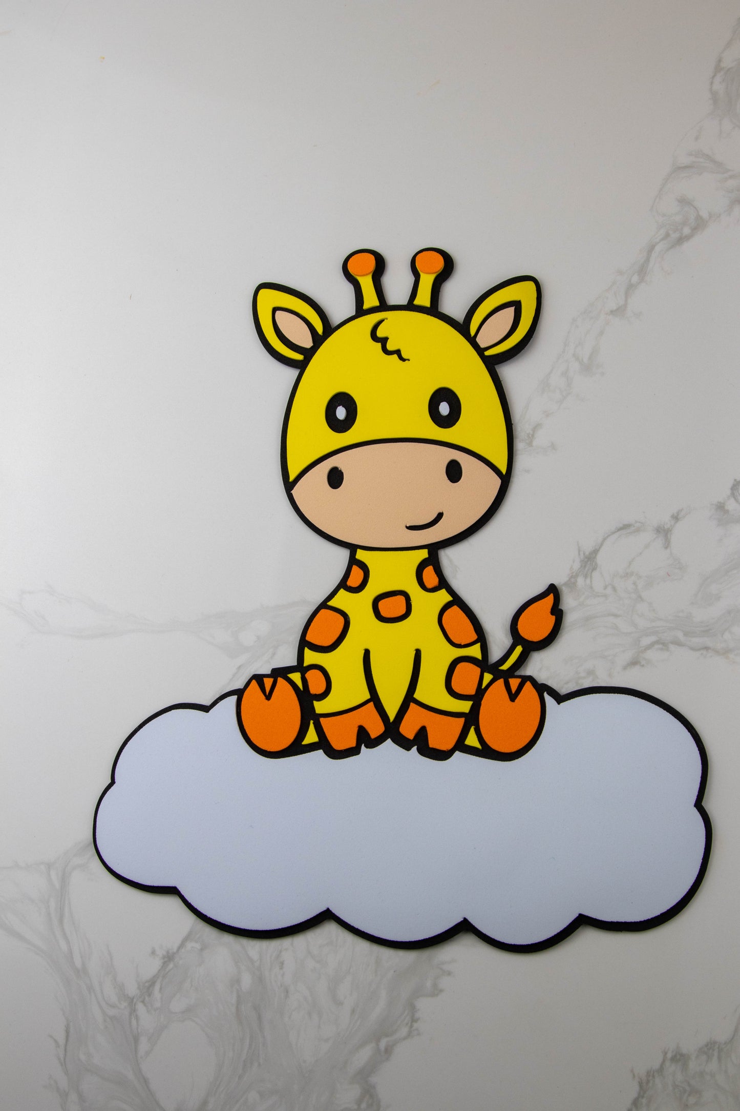 Giraffe on cloud